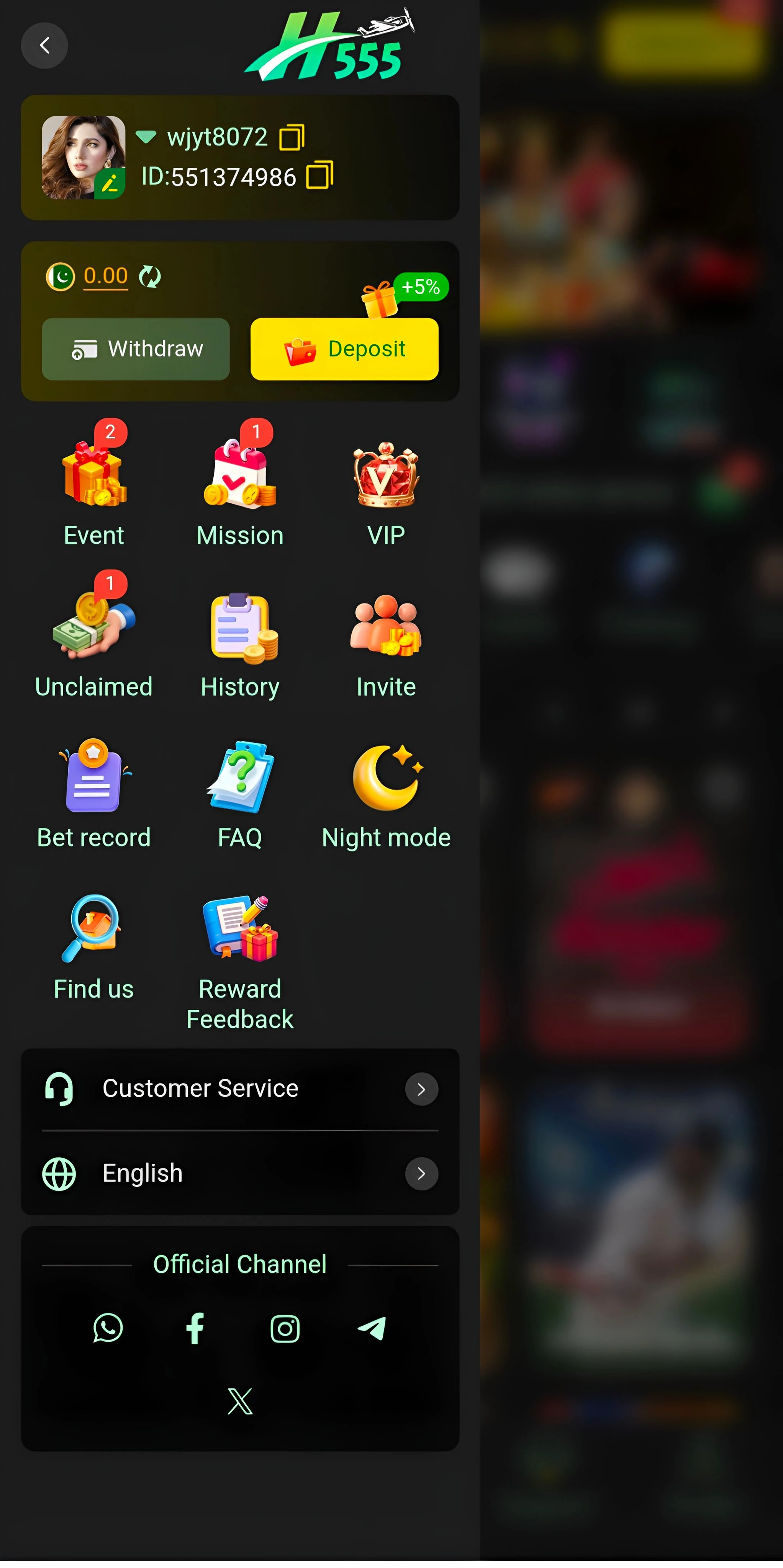 H555 Game APK Download for Android Latest Version 5